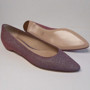 Stuart Weitzman Pink Purple Iridescent Shimmer Ballet Flats size 7